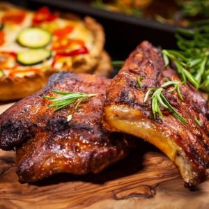 Spareribs menu